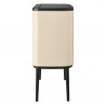 Кош за боклук Brabantia Bo Touch 1005546, 36 л, Плавно и безшумно отваряне, Голям отвор, Бежов