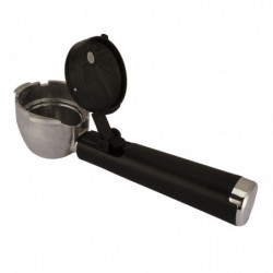 Еспресо машина за мляно кафе и капсули Crown CEM-1527, 1000W, 20 bar, 1.5 l, Сензорен контрол, Термо блок, Регулируема основа, Черен