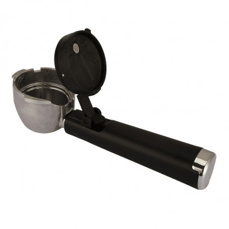 Еспресо машина за мляно кафе и капсули Crown CEM-1527, 1000W, 20 bar, 1.5 l, Сензорен контрол, Термо блок, Регулируема основа, Черен