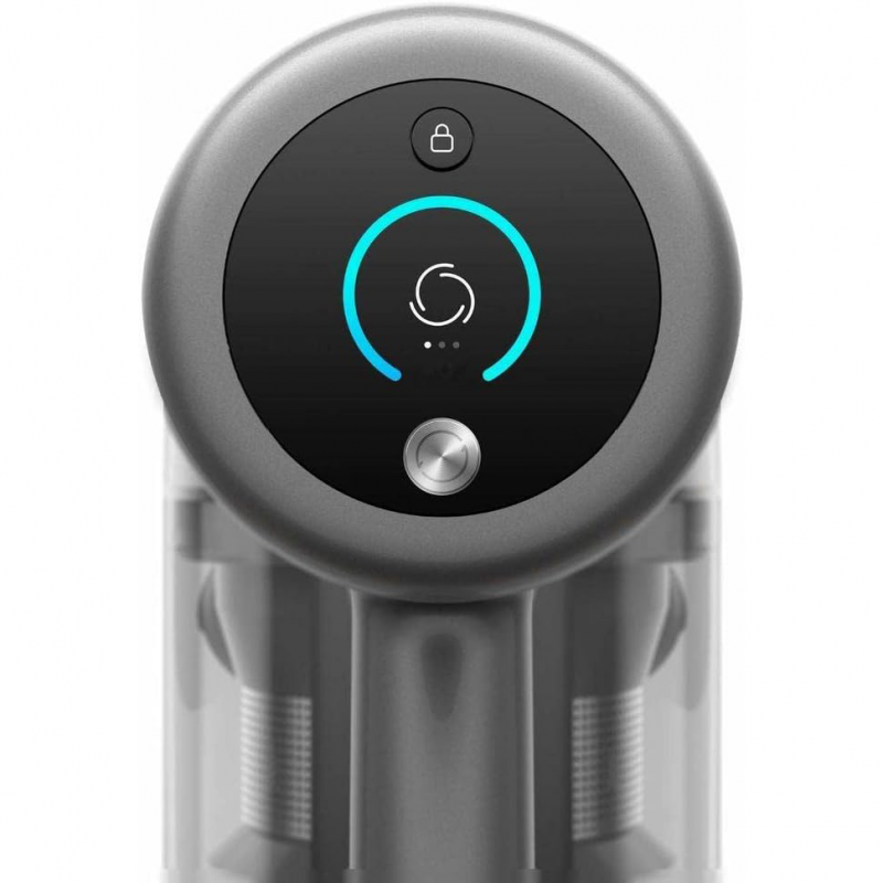 Вертикална прахосмукачка Dreame V11 VVN6, 450W, 150AW, 25000Pa, 125000 об/мин, 0.5 л, 3 режима, 90 мин, OLED, HEPA, Сив/червен