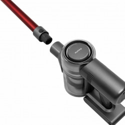 Вертикална прахосмукачка Dreame V11 VVN6, 450W, 150AW, 25000Pa, 125000 об/мин, 0.5 л, 3 режима, 90 мин, OLED, HEPA, Сив/червен