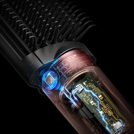 Маша за коса Dyson Airwrap HS09 Co-anda 2x 598757-01, 1700W, 15.2 l/s, 6в1, Автоматично къдрене, Bluetooth, 4 температури, 3 скорости, Интелигентен темп. контрол, Керамично розово/розово злато