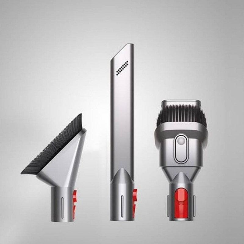 Вертикална прахосмукачка Dyson Cyclone V10 Absolute 448883-01, 150AW, 125000 об/мин, 0.77l, 60 мин, 3 режима, 2 Tier Cyclone™, HEPA, Тиха, Хигиенично изпразване, Без заплитане, Никел/оранжев