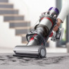 Вертикална прахосмукачка Dyson Cyclone V10 Absolute 448883-01, 150AW, 125000 об/мин, 0.77l, 60 мин, 3 режима, 2 Tier Cyclone™, HEPA, Тиха, Хигиенично изпразване, Без заплитане, Никел/оранжев