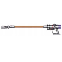Вертикална прахосмукачка Dyson Cyclone V10 Absolute 448883-01, 150AW, 125000 об/мин, 0.77l, 60 мин, 3 режима, 2 Tier Cyclone™, HEPA, Тиха, Хигиенично изпразване, Без заплитане, Никел/оранжев