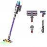 Вертикална прахосмукачка Dyson Gen5detect 446989-01, 280AW, 135000 об/мин, 0.75l, 70 мин, 3 режима, Никел/лилав