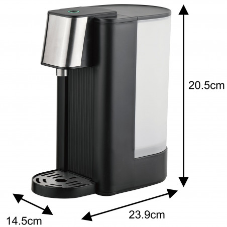 Диспенсър за гореща вода Klausberg KB 7877, 2600W, 2.5l, 95°C, 400-500мл/мин, Индикатор за нивото на вода, CE, RoHS, Черен