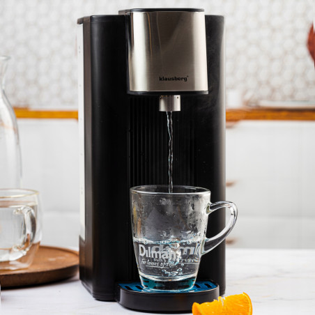 Диспенсър за гореща вода Klausberg KB 7877, 2600W, 2.5l, 95°C, 400-500мл/мин, Индикатор за нивото на вода, CE, RoHS, Черен