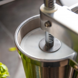 Машина за пълнене на колбаси Klausberg KB 7927, 5 Кг, Ръчна, 14-35мм, 6 фунии, Инокс