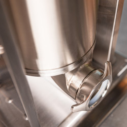 Машина за пълнене на колбаси Klausberg KB 7930, 5 кг, Ръчна, 4 стоманени накрайника, Клапан за обезвъздушаване, Подвижен цилиндър, Инокс