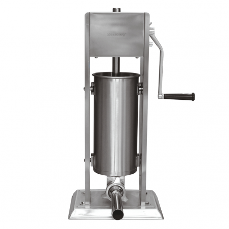 Машина за пълнене на колбаси Klausberg KB 7930, 5 кг, Ръчна, 4 стоманени накрайника, Клапан за обезвъздушаване, Подвижен цилиндър, Инокс