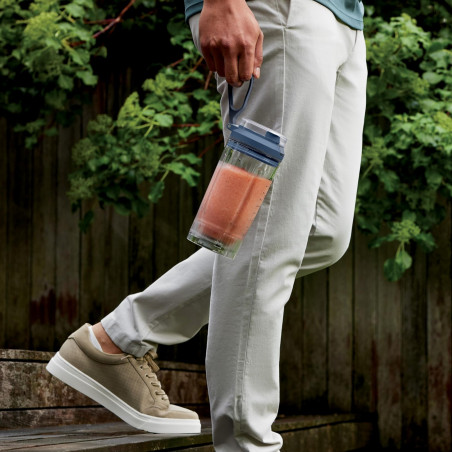 Преносим блендер Ninja Blast Max BC251EUNV, 14.4W, 11.1V, 570 мл, 19000 об/мин, Трошене на лед, До 25 цикъла, Без BPA, Син