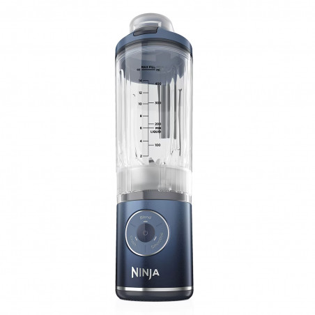 Преносим блендер Ninja Blast Max BC251EUNV, 14.4W, 11.1V, 570 мл, 19000 об/мин, Трошене на лед, До 25 цикъла, Без BPA, Син