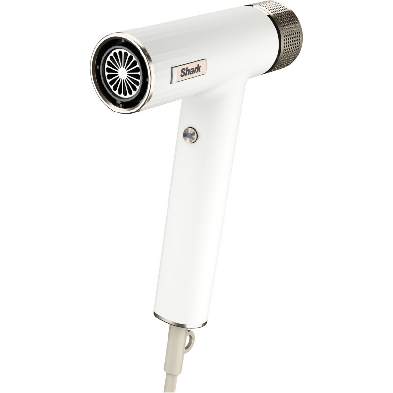 Сешоар Shark HD334EU, 1700W, Дифузер, 3 режима, 3 приставки, Защита от топлинно увреждане, 110°C, Йонизатор, Бял