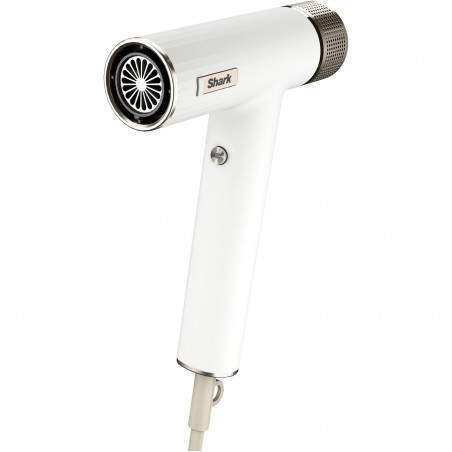 Сешоар Shark HD334EU, 1700W, Дифузер, 3 режима, 3 приставки, Защита от топлинно увреждане, 110°C, Йонизатор, Бял