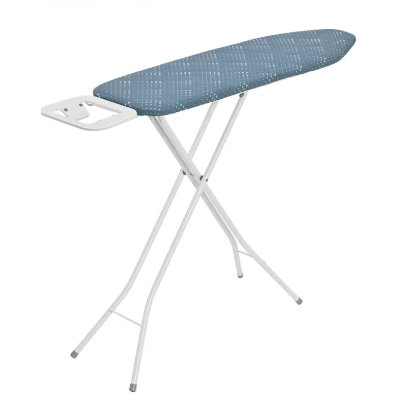Маса за гладене Kinghoff KH 1938, 107.5x30.5 см, 4 позиции за регулиране, Поставка за ютия, Син