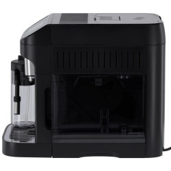 Кафеавтомат DeLonghi Magnifica PLUS ECAM 320.60.B, 1450W, 15 bar, 1.8l, 15 програми, 13 нива на смилане, TFT тъчскрийн, LatteCrema Hot, Опция за кафе на зърна, Черен
