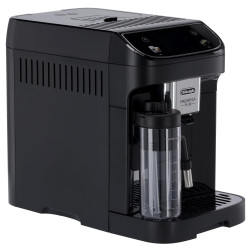 Кафеавтомат DeLonghi Magnifica PLUS ECAM 320.60.B, 1450W, 15 bar, 1.8l, 15 програми, 13 нива на смилане, TFT тъчскрийн, LatteCrema Hot, Опция за кафе на зърна, Черен