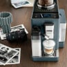 Еспресо машина DeLonghi Rivelia Pebble Grey EXAM440.55.G, 1450W, 19 bar, 1.4l, Тъчскрийн TFT, Twin Shot, Bean Adapt, 16 напитки, Каменно сиво