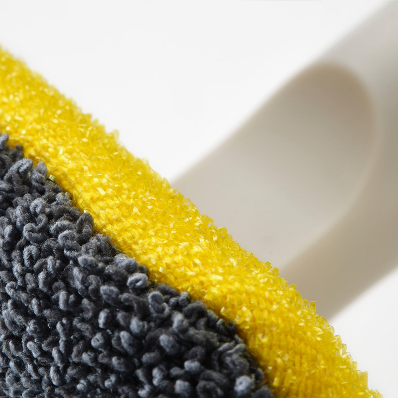 Моп за почистване на повърхности 2в1 Joseph Joseph CleanTech 6500012, 18.5 см, Дръжка с меко покритие, Сив/Жълт