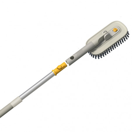 Телескопична дръжка Joseph Joseph CleanTech 6500038, 61-86 см, Отвор за окачване, Сив