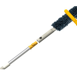 Телескопична дръжка Joseph Joseph CleanTech 6500038, 61-86 см, Отвор за окачване, Сив