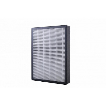 Резервен филтър за пречиствател и овлажнител на въздух Oberon 110 HYBRID, Двуслойна филтрация, HEPA, Активен карбон, Абсорбация на миризми, Бактерии, Фини частици, Черен