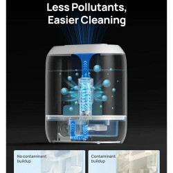 Пречистващи касети за овлажнител за въздух DREO 420S, 3 бр, Сребърни йони, Трислойна система на пречистване, Бял