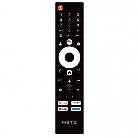 Телевизор METZ blue 32MTE6000Z, 32", 80 см, 1366x768 HD Ready, Google TV, LCD / Direct LED, SMART, Bluetooth, Черен