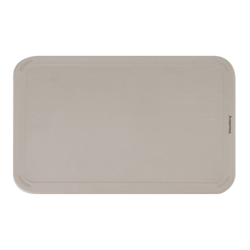 Комплект ножове Klausberg KB 7978, 8 части, Неръждаема стомана, Стойка, Държач за кухненска хартия, Бежов