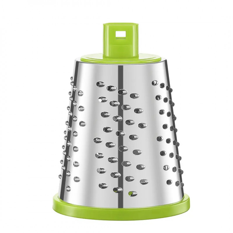 Ръчно ренде с 3 сменяеми приставки Kinghoff KH 1960, Неръждаема стомана, Бял/Зелен