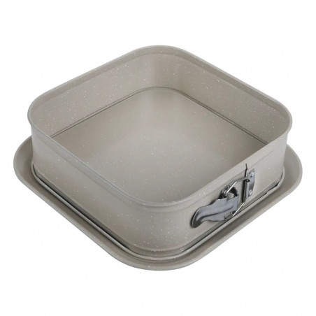 Форма за печене с падащо дъно Kinghoff KH 1977, 27.5 см, Мраморно покритие, Бежов