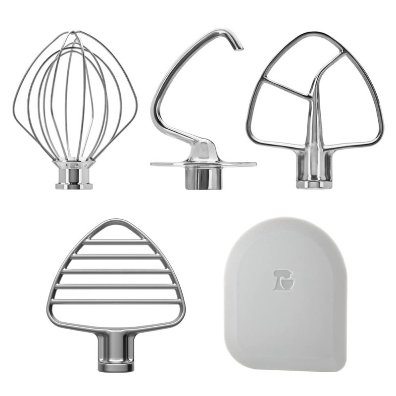 Планетарен миксер KitchenAid Artisan Blossom Exclusive Design 5KSM180LEELB, 300W, 4.7 л, Direct drive, 10 скорости, Накланяща се глава, Купа от кована мед, Билково зелен