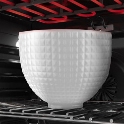 Планетарен миксер KitchenAid Artisan Monochrome White 5KSM156CXEPL, 300W, 4.7 л, Direct drive, 10 скорости, Накланяща се глава, Керамична купа, Порцеланово бял