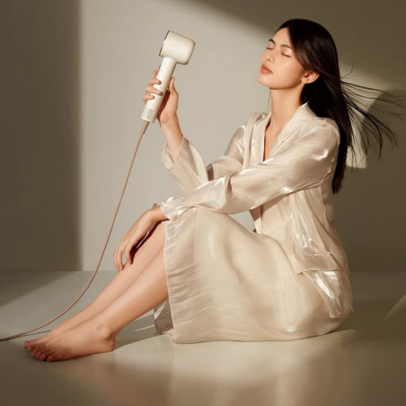 Сешоар Dreame Glory, 1400W, 110000 об/мин, 4 темп, 2 скорости, 57°C, Йонизация, NTC термосензор, LED индикатори, Бял