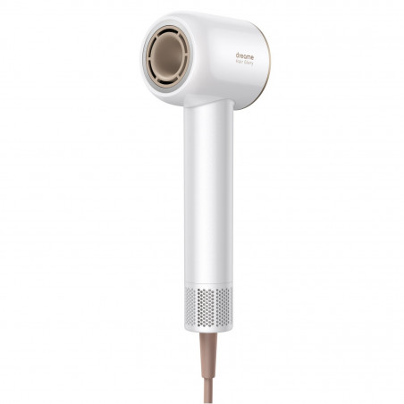Сешоар Dreame Glory, 1400W, 110000 об/мин, 4 темп, 2 скорости, 57°C, Йонизация, NTC термосензор, LED индикатори, Бял