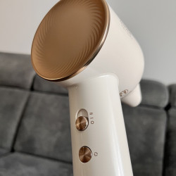 Сешоар Dreame Glory, 1400W, 110000 об/мин, 4 темп, 2 скорости, 57°C, Йонизация, NTC термосензор, LED индикатори, Бял
