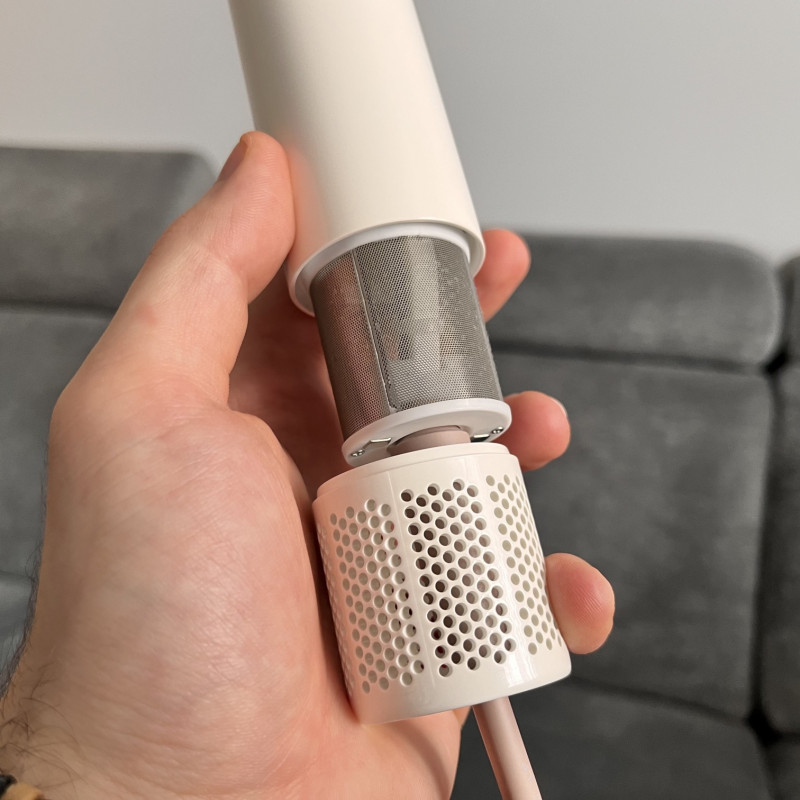 Сешоар Dreame Glory, 1400W, 110000 об/мин, 4 темп, 2 скорости, 57°C, Йонизация, NTC термосензор, LED индикатори, Бял