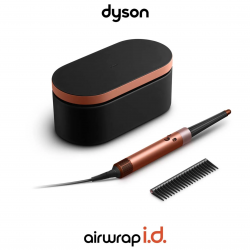 Маша за коса Dyson 123682-01 HS08 Airwrap i.d.™ Straight + Wavy T1/T2 AmSi/PkCp, 1300W, 13.5 l/s, Автоматизирано къдрене, Йонизиране, 3 скорости, 3 температури, Bluetooth, Аметистово сребрист/розов меден