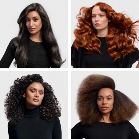 Маша за коса Dyson 123682-01 HS08 Airwrap i.d.™ Straight + Wavy T1/T2 AmSi/PkCp, 1300W, 13.5 l/s, Автоматизирано къдрене, Йонизиране, 3 скорости, 3 температури, Bluetooth, Аметистово сребрист/розов меден