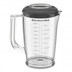 Пасатор, чопър и миксер 3в1 KitchenAid 5KHBRV75BM, 12V, 2 променливи скорости, 5 функции, USB-C зареждане, Черен
