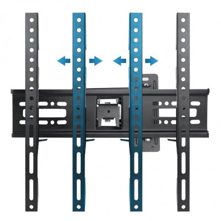 Стойка за телевизор Esperanza ERW016, 26" - 70", 400x400 мм, До 45 кг, Черен
