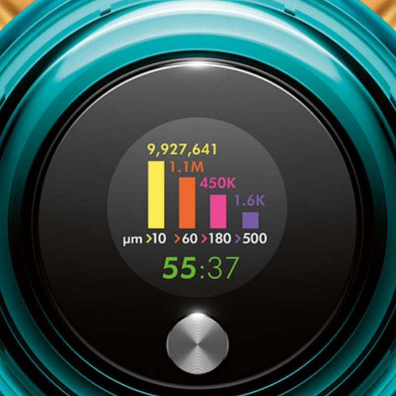 Вертикална прахосмукачка Dyson V15 Detect Аbsolute 447000-01, 660W, 0.76 л, 60 мин автономия, Сензори, 3 режима, LCD, Сив/златист