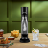 Машина за газирана вода SodaStream GAIA, 1 л, Ръчна карбонизация, 2 степени, Без BPA, Черен