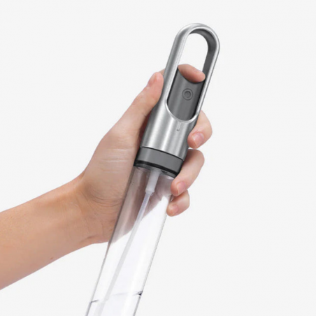 Поставка за кухненска хартия с вграден спрей за повърхности SimpleHuman KT1196, 177 мл, 20.3х17.8х38.1 см, Матов инокс