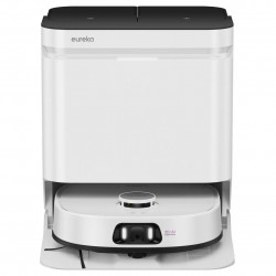 Прахосмукачка робот Eureka J15 Ultra, 19000 Pa, 3 л, Автономия 150 мин, Lidar + RGB камера, FlexiRazor, Гласов контрол, Бял
