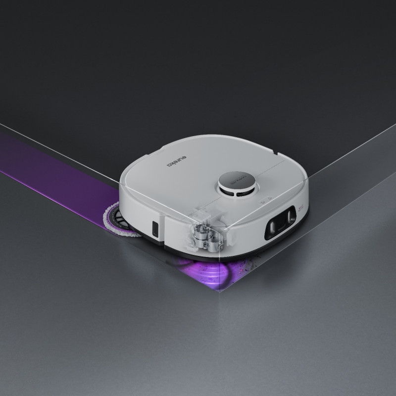 Прахосмукачка робот Eureka J15 Ultra, 19000 Pa, 3 л, Автономия 150 мин, Lidar + RGB камера, FlexiRazor, Гласов контрол, Бял