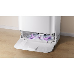 Прахосмукачка робот Eureka J15 Ultra, 19000 Pa, 3 л, Автономия 150 мин, Lidar + RGB камера, FlexiRazor, Гласов контрол, Бял