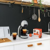 Комплект кафемашина с 6 пакета капсули Krups Mini Me KP123B10, 15 бара, 1500 W, 0.8 л, Сив/Черен