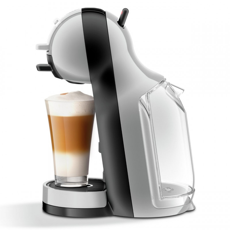 Комплект кафемашина с 6 пакета капсули Krups Mini Me KP123B10, 15 бара, 1500 W, 0.8 л, Сив/Черен